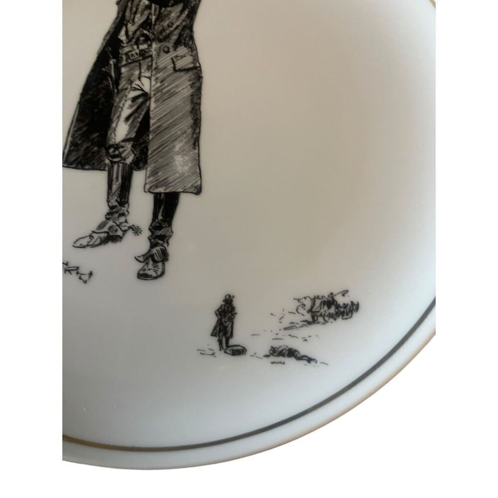 Limited Series Plate “The Stage Robber” Montana’s Wild West Frontier - Picture 4 of 12